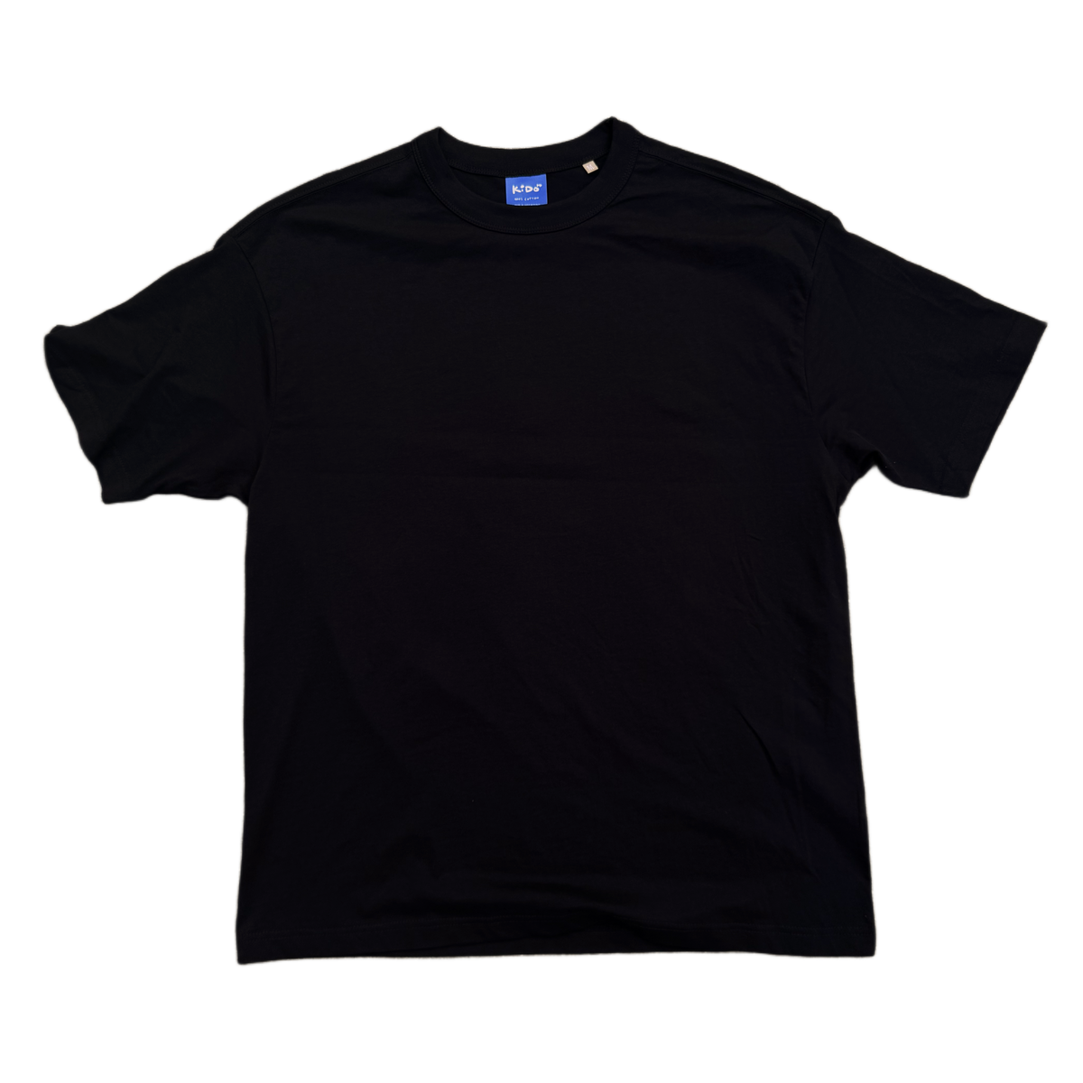BLACK LOGO BACKPRINT TEE