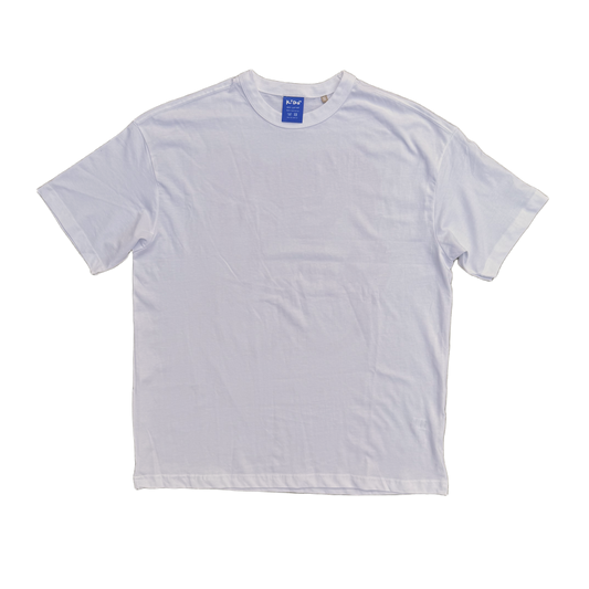 WHITE LOGO BACKPRINT TEE