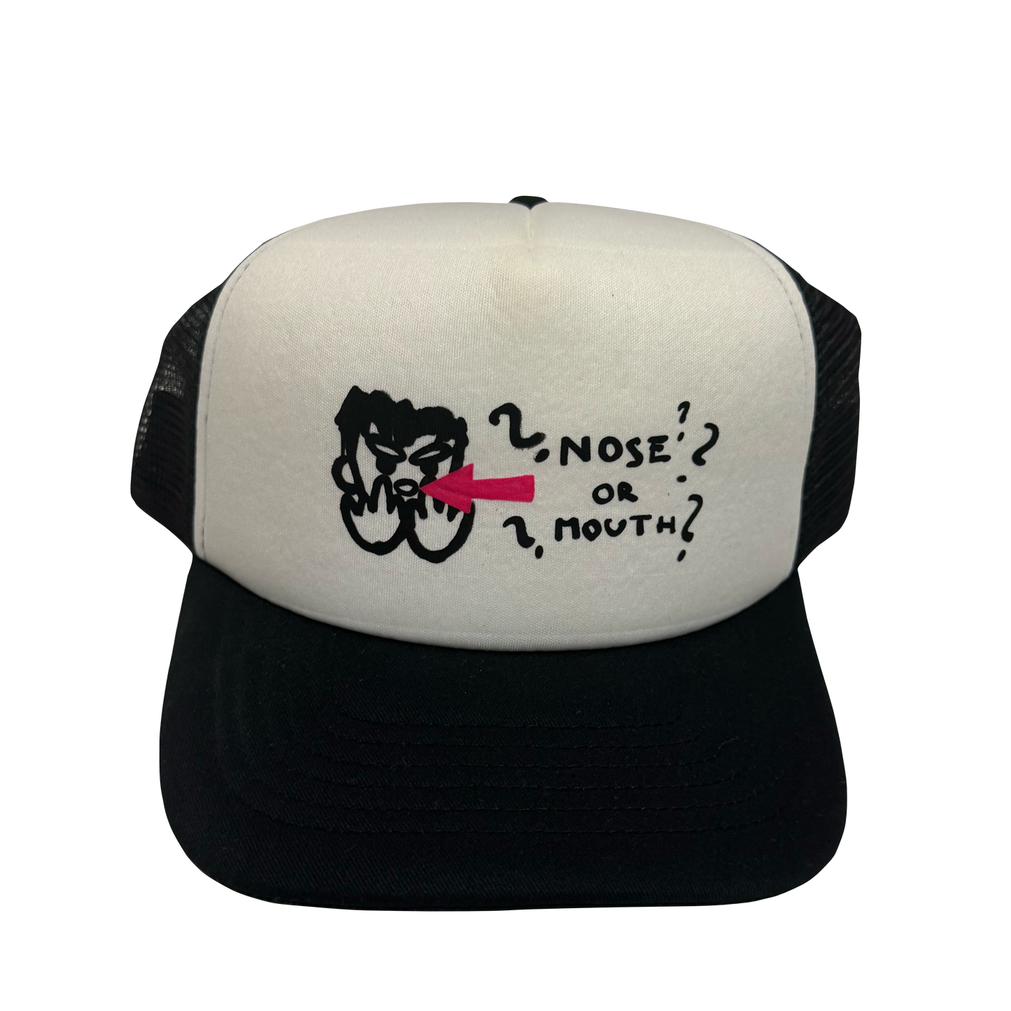 NOSE OR MOUTH TRUCKER CAP