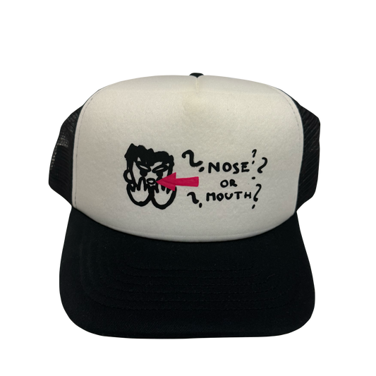 NOSE OR MOUTH TRUCKER CAP