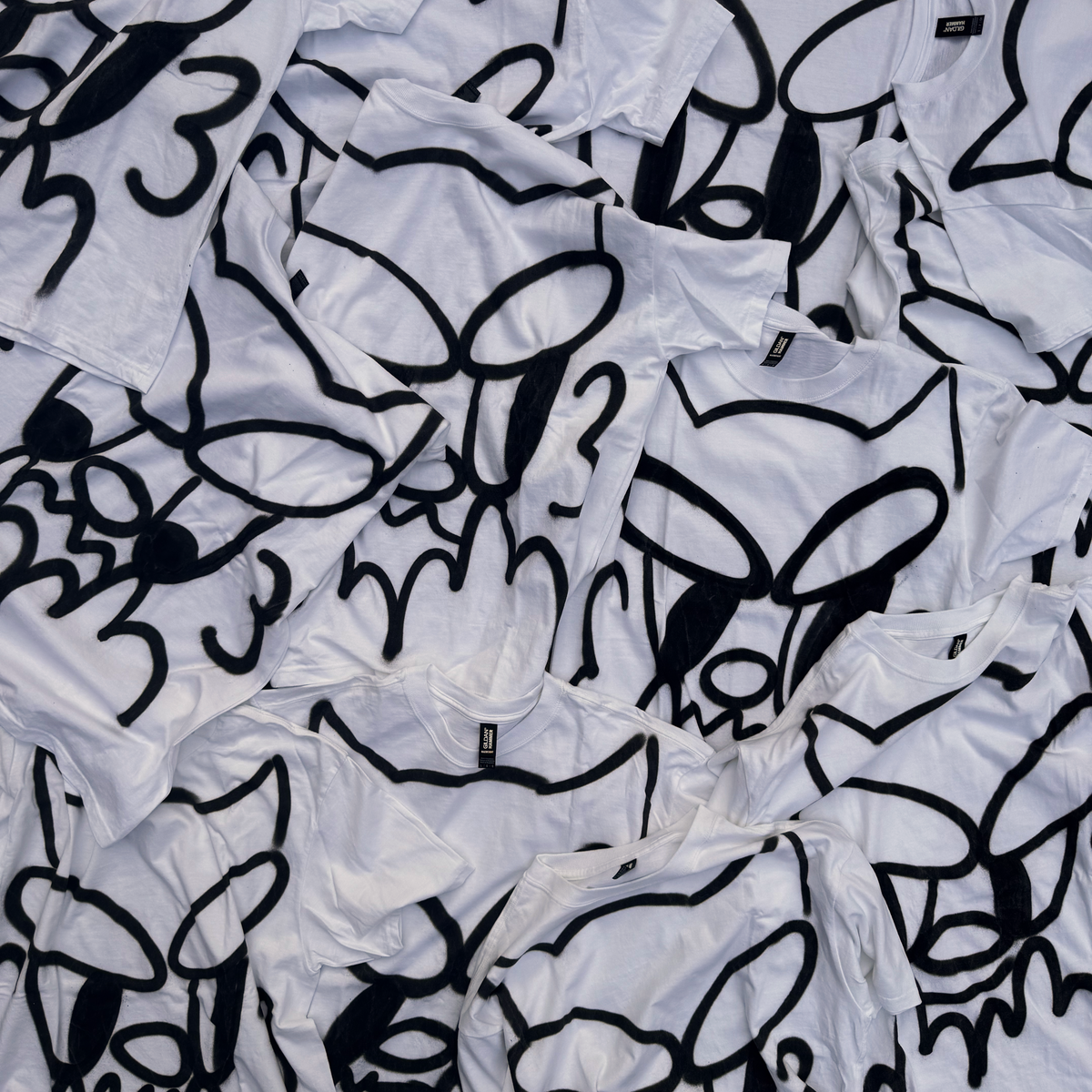 WHITE FRONT SPRAY 1 OF 1 TEE