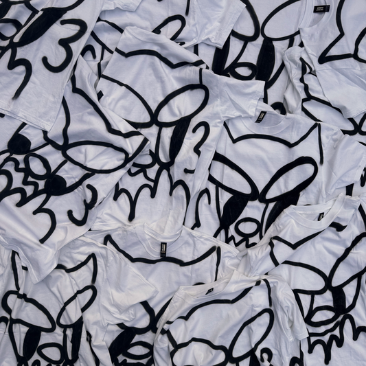 WHITE FRONT SPRAY 1 OF 1 TEE